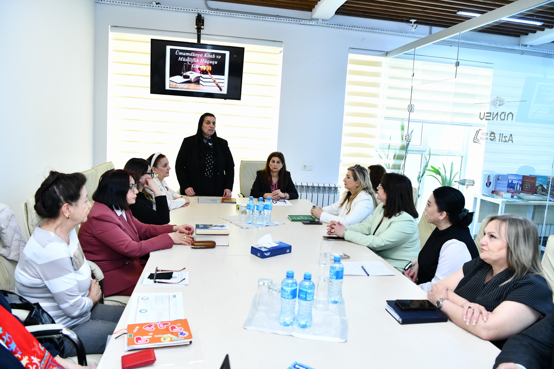 ADNSU-da Ümumdünya Kitab və Müəlliflik Hüququ Gününə həsr olunmuş tədbir keçirilib (23.04.2025)