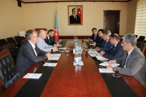 Əqli Mülkiyyət Agentliyinin İdarə Heyətinin sədri ABŞ-ın “Trimble” şirkətinin nümayəndəsini qəbul edib