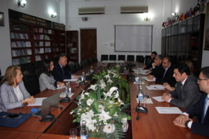 ​Əqli Mülkiyyət Agentliyinin benefisiarı olduğu tvinninq layihəsi çərçivəsində Yunanıstanlı ekspertlə görüş keçirilib