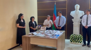 Əqli Mülkiyyət Agentliyinin tabeliyində olan Respublika Elmi-Texniki Kitabxanası Gəncədə kitab sərgisi keçirib