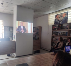 Əqli Mülkiyyət Agentliyinin tabeliyində olan Respublika Elmi- Texniki Kitabxanasında Ulu Öndərə həsr olunan film nümayiş etdirilib