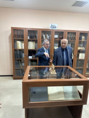 Əqli Mülkiyyət Agentliyinin tabeliyində olan Respublika Elmi-Texniki Kitabxanasında 9 May - Faşizm üzərində Qələbə Günü qeyd edilib