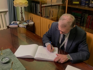 Əqli Mülkiyyət Agentliyinin tabeliyində olan Respublika Elmi-Texniki Kitabxanasının direktoru Mübariz Məmmədlinin Bişkek şəhərinə səfəri