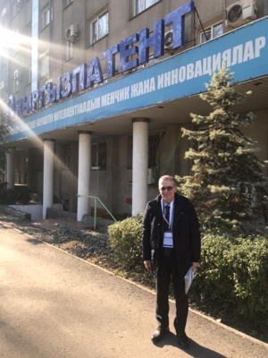 Əqli Mülkiyyət Agentliyinin tabeliyində olan Respublika Elmi-Texniki Kitabxanasının direktoru Mübariz Məmmədlinin Bişkek şəhərinə səfəri