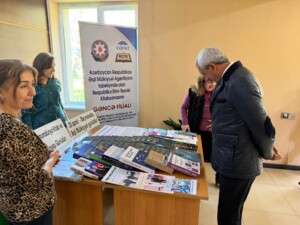 Respublika Elmi-Texniki Kitabxanasının Gəncə filialında 23 aprel – Ümumdünya Kitab və Müəlliflik Hüququ Günü münasibətilə kitab sərgisi təşkil olunub